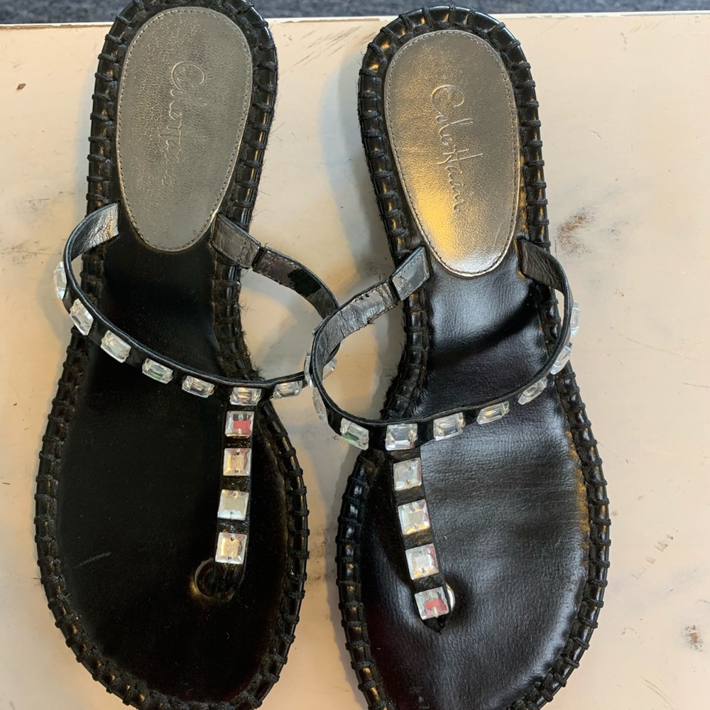 Size 6 black Cole Haan sandal